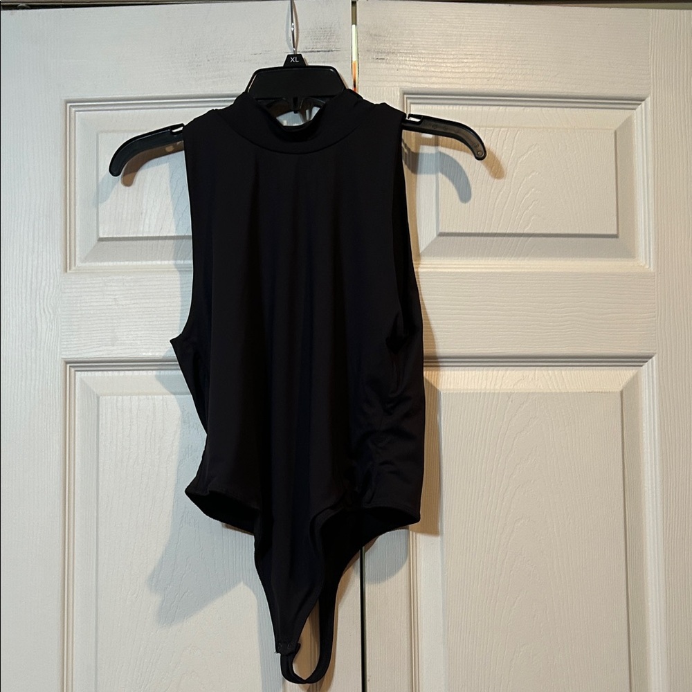 House of Harlow 1960 Midnight Black Bodysuit - Picture 1 of 7
